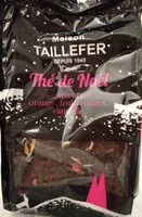 Mängden socker i Thé de Noël Taillefer