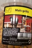 Mängden socker i Maïs grillé