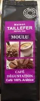 Mängden socker i Café Dégustation Moulu 250G Maison Taillefer