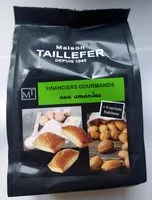 Mängden socker i Financiers gourmands aux amandes