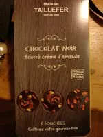 Mängden socker i 8 Bouchées de Chocolat Noir Fourré Crème d'Amande