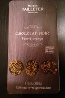 Mängden socker i Chocolat noir fourré orange