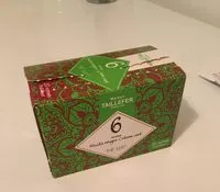 Mängden socker i Thé vert saveur fruits rouges et citron vert