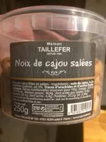 Mängden socker i Noix de cajou salees