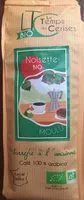 Mängden socker i Le temps des cerises café noisette bio