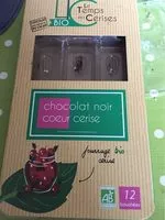 Mängden socker i Chocolat noir coeur cerise