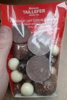 Mängden socker i Chocolat lait coeur caramel