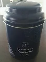 Mängden socker i Thé noir saveur Clémentine miel