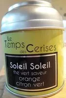 Mängden socker i Thé vert saveur orange citron vert