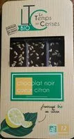 Mängden socker i Chocolat noir coeur citron bio