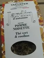 Mängden socker i Thé vert rooibos pomme noisette