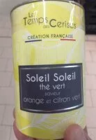 Mängden socker i Soleil soleil thé vert saveur orange et citron vert