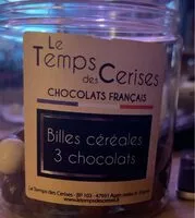 Mängden socker i Billes cereales 3 chocolats