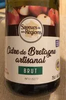 Mängden socker i Cidre de Bretagne artisanal