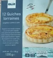 Mängden socker i 12 Quiches Lorraines