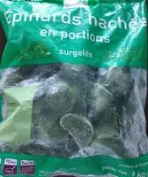 Mängden socker i Épinards haches en portions