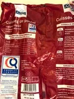 Mängden socker i Cuisses de poulet surgelees