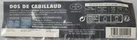 Mängden socker i Dos de cabillaud