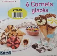 Mängden socker i 6 cornets glaces