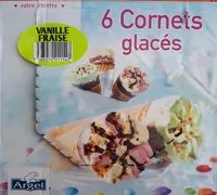 Mängden socker i 6 cornets glacés vanille fraise