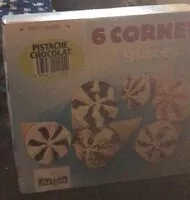 Mängden socker i 6 cornets glacés pistache chocolat