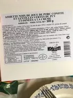 Mängden socker i Assiette noix de joue de porc