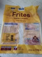 Mängden socker i Frites préfrites surgelées