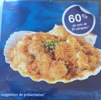 Mängden socker i Coquilles Saint-Jacques royales à la bretonne surgelées