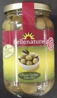Mängden socker i Olives Vertes Naturelles