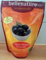 Mängden socker i Olives noires dénoyautées