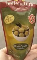 Mängden socker i 130G Olives Vertes Nature