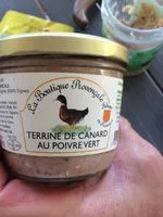 Mängden socker i Terrine canard au poivre vert