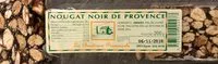 Mängden socker i Nougat noir de provence