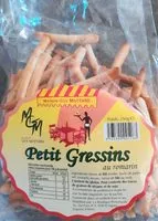 Mängden socker i Petit gressins