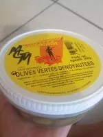 Mängden socker i Olives vertes denoyautees