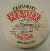 Mängden socker i Camembert fermier au lait entier