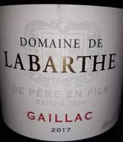 Mängden socker i Gaillac vin rouge