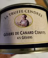 Mängden socker i Gésiers de canard confits