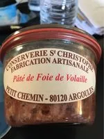 Mängden socker i Pate de foie de volaille