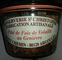 Mängden socker i Pâté de foie de volaille au genièvre