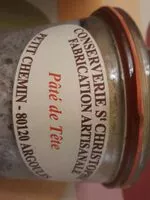 Mängden socker i Pâté de tête