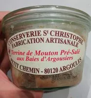 Mängden socker i Terrine de Mouton Pré-Salé aux Baies d'Argousiers
