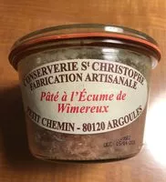 Mängden socker i Pâté à l'Écume de Wimereux