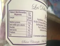 Mängden socker i Les délices de Coline