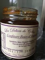 Mängden socker i Confiture baies d'Argousier