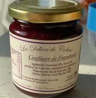 Mängden socker i Confiture de framboise les délices de Coline