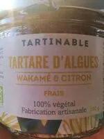 Mängden socker i Tartare d'algues Wakamé & citron frsid