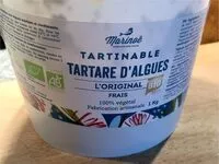 Mängden socker i Tartinable tartare d’algues