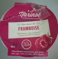 Mängden socker i Mon dessert Bio, Framboise