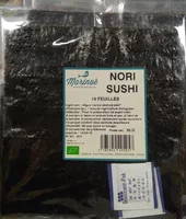Mängden socker i Nori sushi
